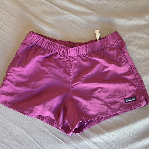 Patagonia Pants - Patagonia Barely Baggies Magenta Shorts - Small